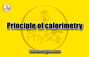 Principle-of-calorimetry